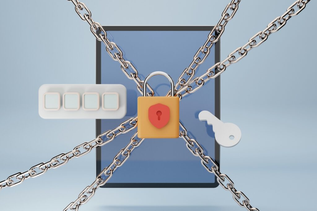 lock and chains