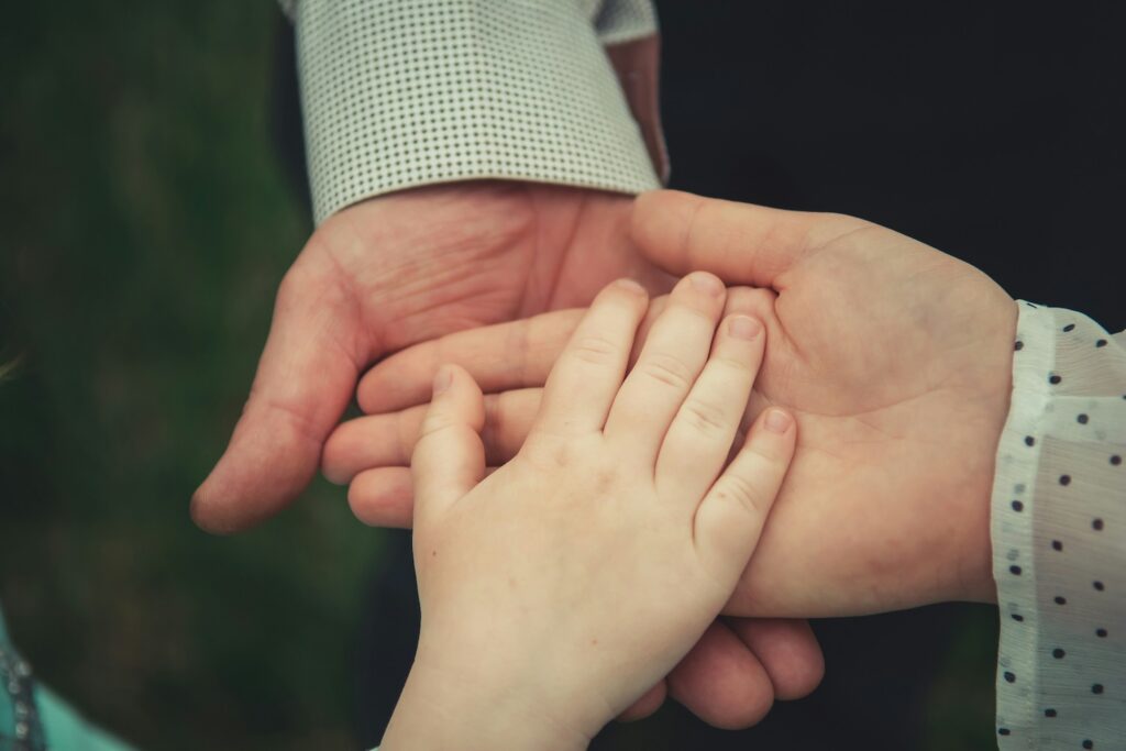 family hands