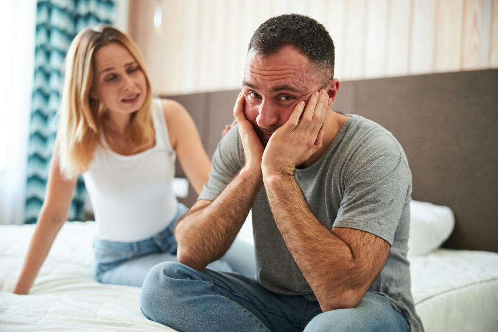 arguing couple